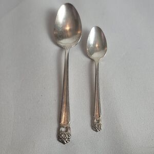 1847 Rogers Bros. Silverplate Teaspoon And Tablespoon